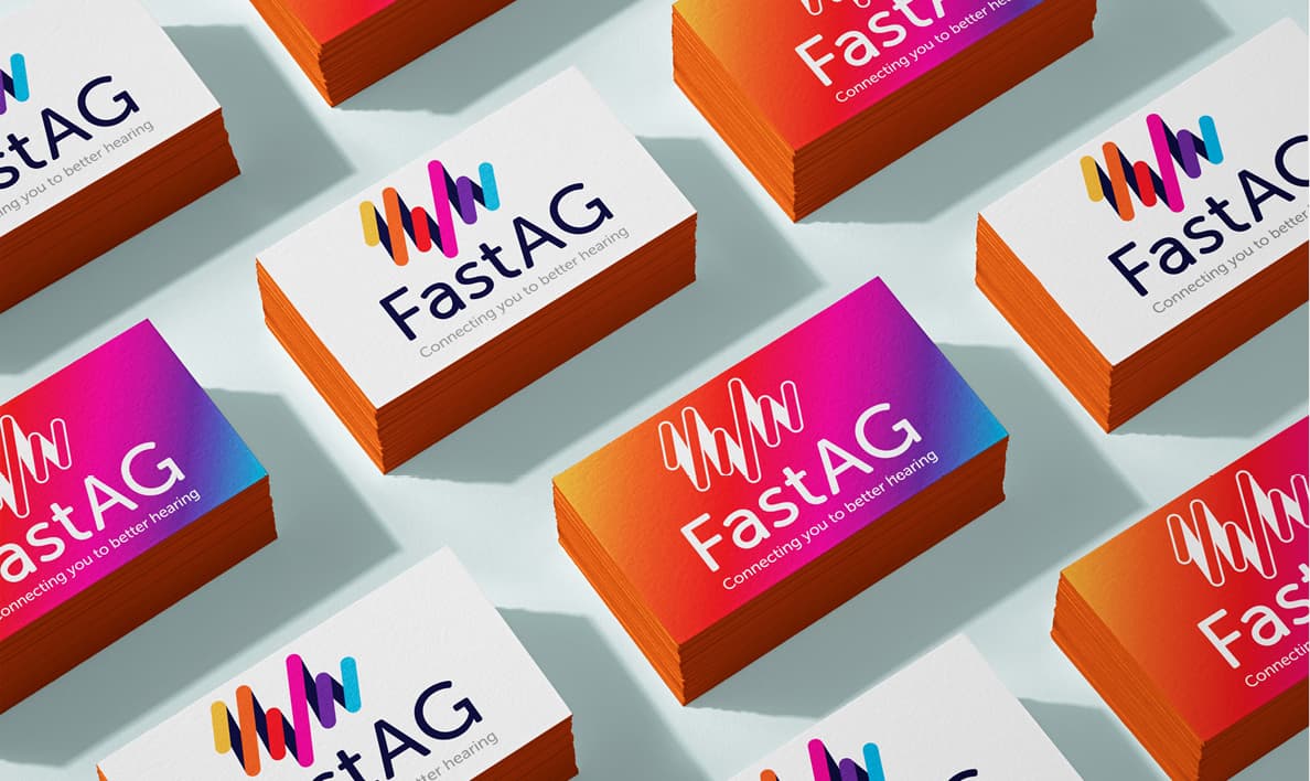 FastAG logos on business cards