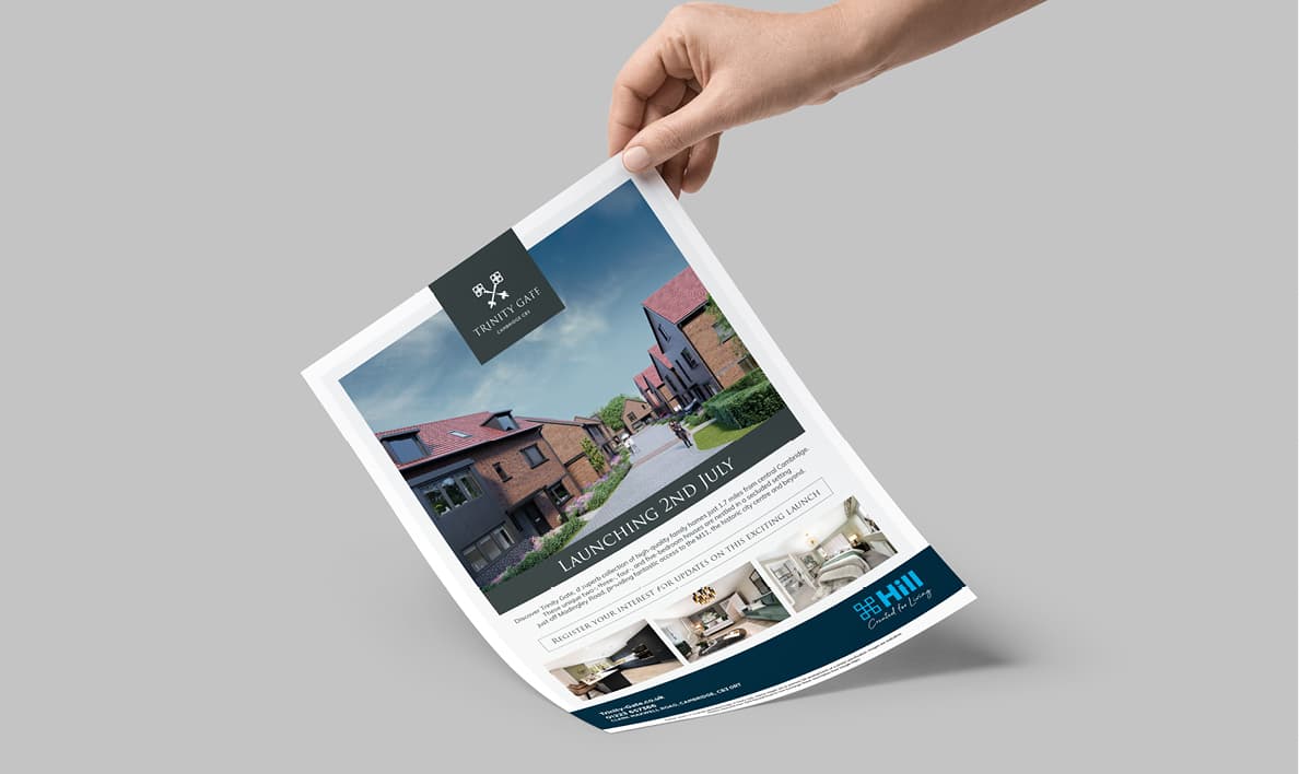 Flyer in hand