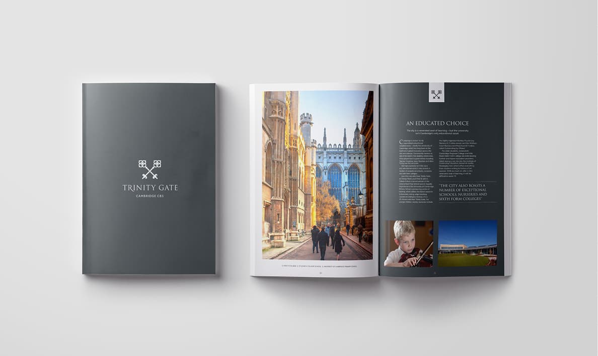 Open brochure design