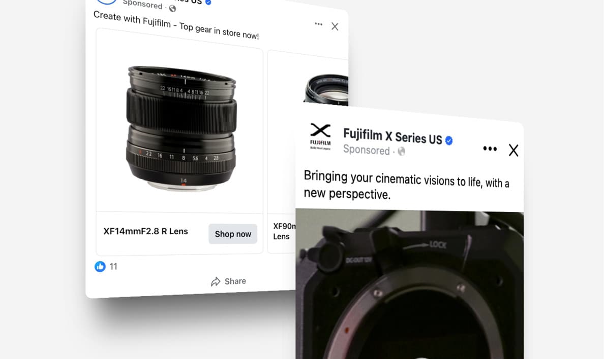 Advertising mockups